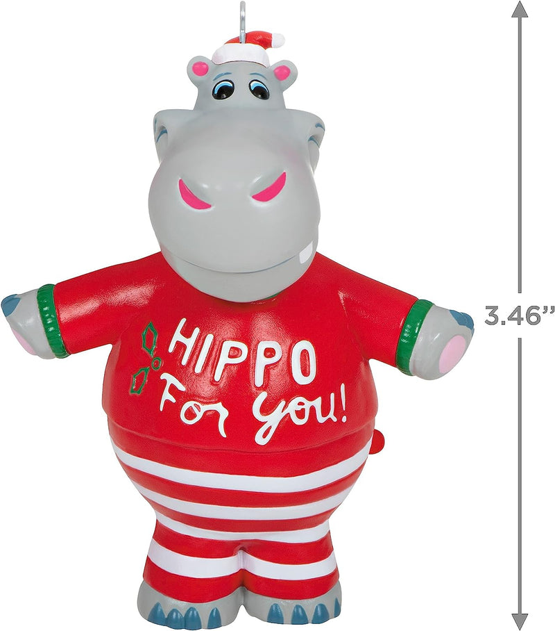 Hallmark Keepsake Christmas Ornament 2023, I Want a Hippopotamus for Christmas Musical, Gifts for Kids  HALLMARK KEEPSAKE   