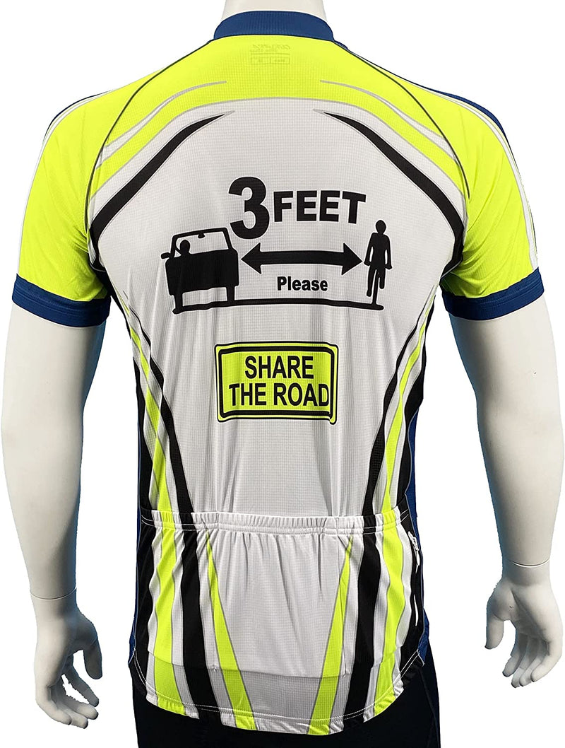 Peak 1 Sports Share the Road Men'S Cycling Jersey Sporting Goods > Outdoor Recreation > Cycling > Cycling Apparel & Accessories Peak 1 Sports   