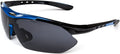 PJRYC Outdoors Sports Cycling Bicycle Bike Riding Sunglasses Eyewear Glasses (Color : White) Sporting Goods > Outdoor Recreation > Cycling > Cycling Apparel & Accessories PJRYC Blue  