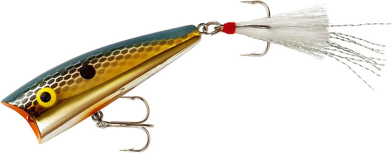 Rebel Lures Pop-R Topwater Popper Fishing Lure Sporting Goods > Outdoor Recreation > Fishing > Fishing Tackle > Fishing Baits & Lures Pradco Outdoor Brands Foxy Momma Pop-r (1/4 Oz) 