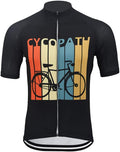 OUTDOORGOODSTORE Men'S Cycling Jersey Bike Short Sleeve Shirt Sporting Goods > Outdoor Recreation > Cycling > Cycling Apparel & Accessories OUTDOORGOODSTORE Cycopath V2 2XL-(Chest 45"-48") 
