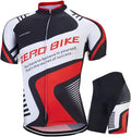 ZEROBIKE Men Breathable Quick Dry Comfortable Short Sleeve Jersey + Padded Shorts Cycling Clothing Set Cycling Wear Clothes Sporting Goods > Outdoor Recreation > Cycling > Cycling Apparel & Accessories E Support Type 2 Medium 
