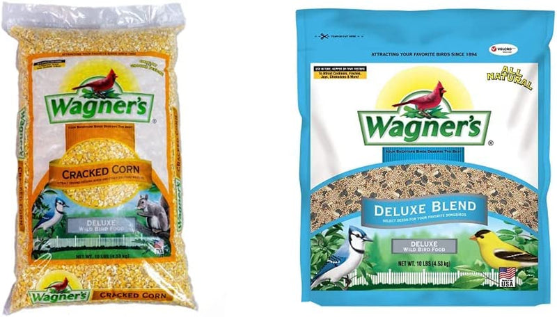 Wagner'S 18542 Cracked Corn Wild Bird Food, 10-Pound Bag Animals & Pet Supplies > Pet Supplies > Bird Supplies > Bird Food Wagner's Bird Food + Bird Food, 10 lb Bag  