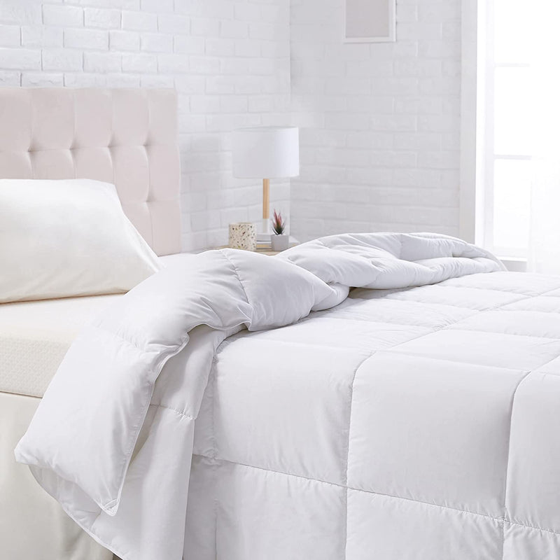 down Alternative Bedding Comforter Duvet Insert - Full / Queen, White, All-Season Home & Garden > Linens & Bedding > Bedding > Quilts & Comforters KOL DEALS All-Season Full/Queen 