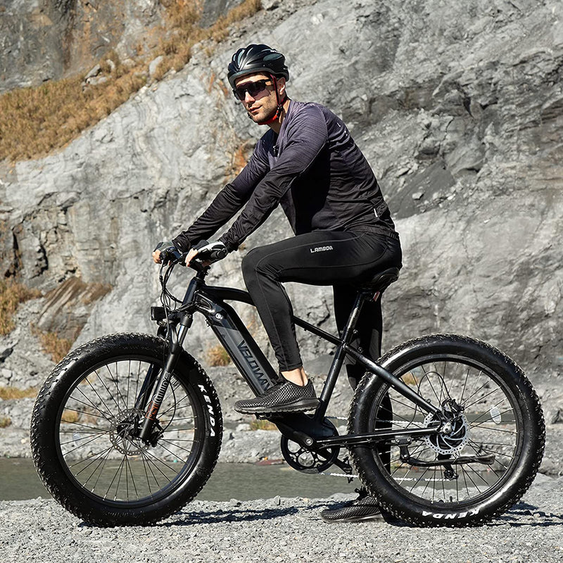 VELOWAVE Electric Bike Adults 750W BAFANG Motor 48V 15Ah Removable LG Cells Battery 26'' Fat Tire Ebike 28MPH Snow Beach Mountain E Bike Shimano 7-Speed Sporting Goods > Outdoor Recreation > Cycling > Bicycles JINHUA LANBO TECHNOLOGY CO., LTD.   