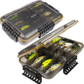 KEESHINE Waterproof Fishing Tackle Box, 3700 Tray Organizer with Adjustable Dividers,Sun Protection, Thicker Frame Sporting Goods > Outdoor Recreation > Fishing > Fishing Tackle KEESHINE Waterproof 3600 2 Packs  