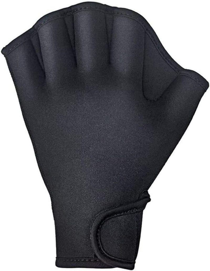 .Aquatic Gloves Swimming Training Webbed Swim Gloves for Men Women Adult Children Aquatic Fitness Water Resistance Training Black S. Sporting Goods > Outdoor Recreation > Boating & Water Sports > Swimming > Swim Gloves Beito   