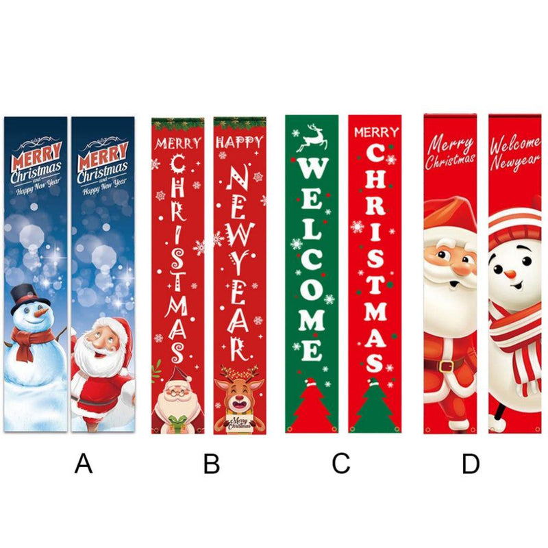 Christmas Decorations Outdoor Indoor, Believe and Merry Christmas Banner, Christmas Porch Sign for Home Indoor Exterior Front Door Yard Living Room Wall Apartment Party Home Home & Garden > Decor > Seasonal & Holiday Decorations& Garden > Decor > Seasonal & Holiday Decorations Altsales   