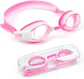 Itoobe Kids Goggles, Swimming Goggles for Childs Kids Boys Adults Men Waterproof Goggles for Age 3-16 Sporting Goods > Outdoor Recreation > Boating & Water Sports > Swimming > Swim Goggles & Masks iToobe Pink  