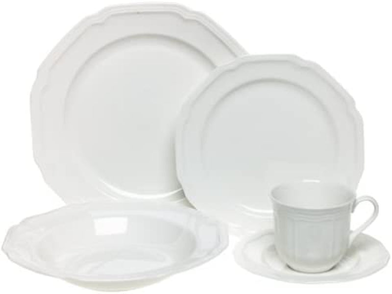 Mikasa Antique White 40-Piece Dinnerware Set, Service for 8 Home & Garden > Kitchen & Dining > Tableware > Dinnerware Mikasa 5-Piece Place Setting  