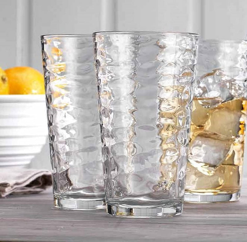 Drinking Glasses Set of 4 Highball Glass Cups by Glavers, Premium Glass Quality Coolers 17 Oz. Glassware. Ideal for Water, Juice, Cocktails, and Iced Tea. Dishwasher Safe. Home & Garden > Kitchen & Dining > Tableware > Drinkware Glaver's   