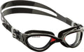 Cressi Adult Comfortable Silicone Swimming Goggles for Indoor Pool and Outdoor Use - Flash: Made in Italy Sporting Goods > Outdoor Recreation > Boating & Water Sports > Swimming > Swim Goggles & Masks Cressi Black/Red Clear Lens 