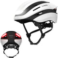 Lumos Ultra Smart Bike Helmet | Customizable Front and Back LED Lights with Turn Signals | Road Bicycle Helmets for Adults: Men, Women Sporting Goods > Outdoor Recreation > Cycling > Cycling Apparel & Accessories > Bicycle Helmets Lumos Jet White without MIPS M-L (21-1/4” to 24” / 54 to 61cm) 