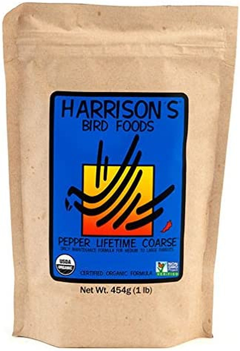 Harrison'S Bird Foods Pepper Lifetime Coarse 1Lb Animals & Pet Supplies > Pet Supplies > Bird Supplies > Bird Food Harrison's Pet Products   