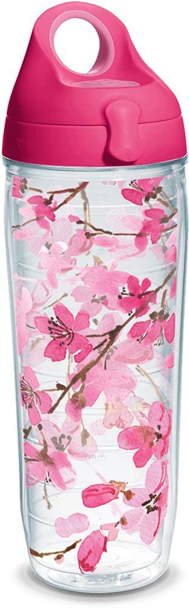 Tervis Made in USA Double Walled Sakura Japanese Cherry Blossom Insulated Tumbler Cup Keeps Drinks Cold & Hot, 24Oz, Classic - Lidded Home & Garden > Kitchen & Dining > Tableware > Drinkware Tervis Classic - Lidded 24oz Water Bottle 