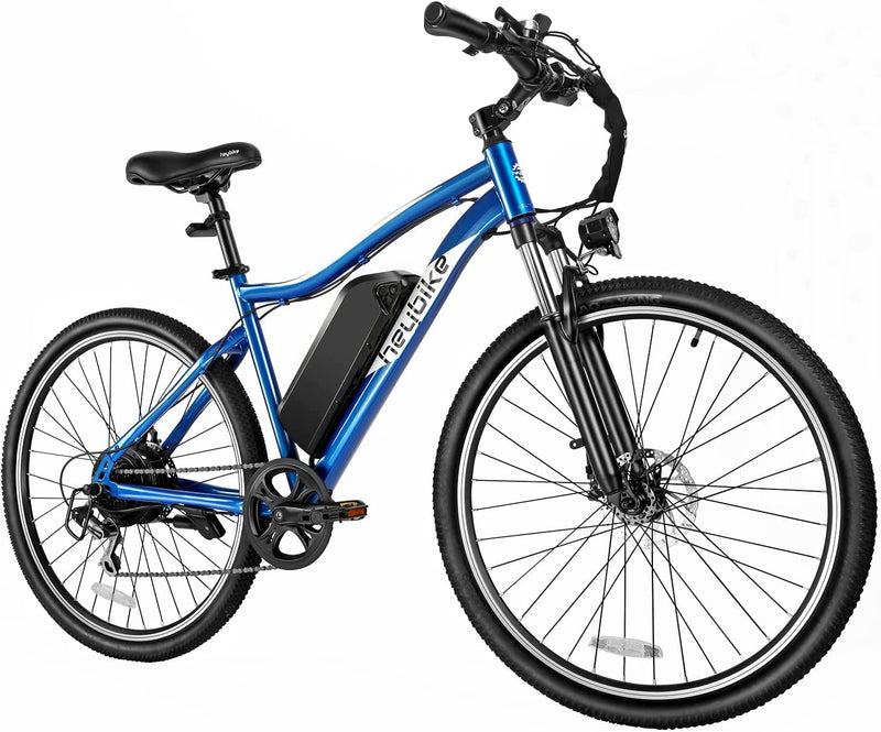 Heybike Race Max 27.5" Electric Bike for Adults 500W Brushless Motor 48V 12.5AH Removable Battery Ebike Light Weight Commuter Electric Mountain Bike Shimano 7-Speed Front Fork Suspension Sporting Goods > Outdoor Recreation > Cycling > Bicycles Dongguan Heybike Technology Co.,Ltd Race Max Blue-Mirror  