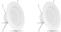 Feit Electric 5-6 Inch LED Recessed Downlight - Pre-Mounted Trim - Standard Base Adapter - 2700K Soft White - Dimmable- 75W Equivalent - 45 Year Life - 925 Lumen - High CRI Home & Garden > Lighting > Flood & Spot Lights Feit Electric Product Specific Retrofit Kit(Pack of 2) 