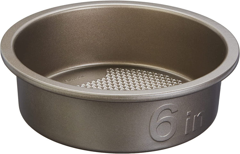 Good Cook 5506 Aluminized Steel, Diamond-Infused Non-Stick Coated Textured Bakeware, Medium Cookie Sheet, Champagne Pewter Home & Garden > Kitchen & Dining > Cookware & Bakeware GoodCook Round Pan 6 inch Textured 