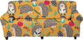 Doginthehole African Ethnic Style Sofa Slipcover Stretch Sofa Slipcover,Non Slip Fabric Couch Covers for Sectional Sofa Cushion Covers Furniture Protector Home & Garden > Decor > Chair & Sofa Cushions doginthehole Hedgehog Medium 