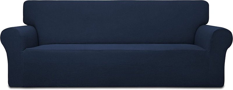 DANABEST Armchair Cover Stretch Slipcover 1-Piece Jacquard Couch Covers Sofa Slipcover Covers Washable Couch Cover Furniture Protector for Living Room (Camel,Armchair) Home & Garden > Decor > Chair & Sofa Cushions DANABEST Navy sofa 