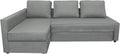 CRIUSJA Couch Covers for IKEA Friheten Sofa Bed Sleeper, Couch Cover for Sectional Couch, Sofa Covers for Living Room, Sofa Slipcovers with Cushion and Throw Pillow Covers (2030-17, Left Chaise) Home & Garden > Decor > Chair & Sofa Cushions CRIUSJA Af-8 Left Chaise 