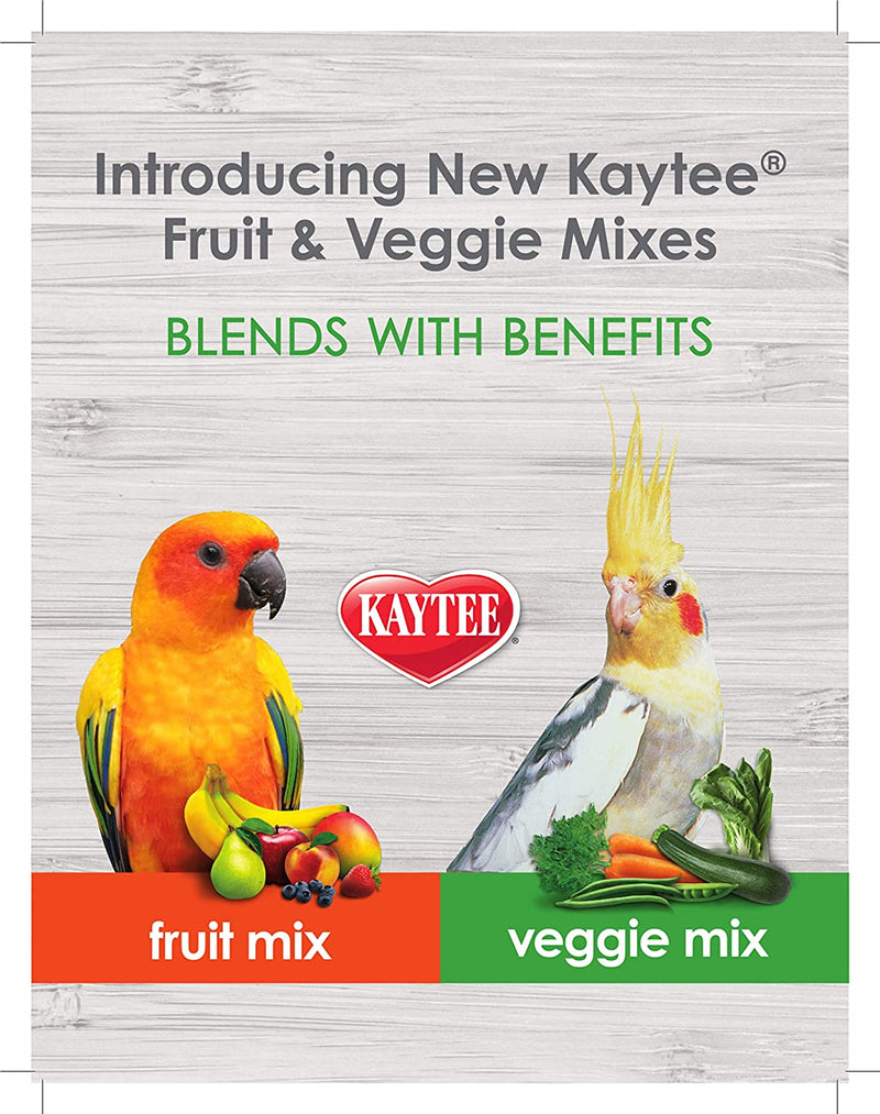Kaytee Pet Bird Veggie Mix for Pet Parakeets, Cockatiels, Conures, and Parrots, 3.5 Ounce Animals & Pet Supplies > Pet Supplies > Bird Supplies > Bird Food Central Garden & Pet   