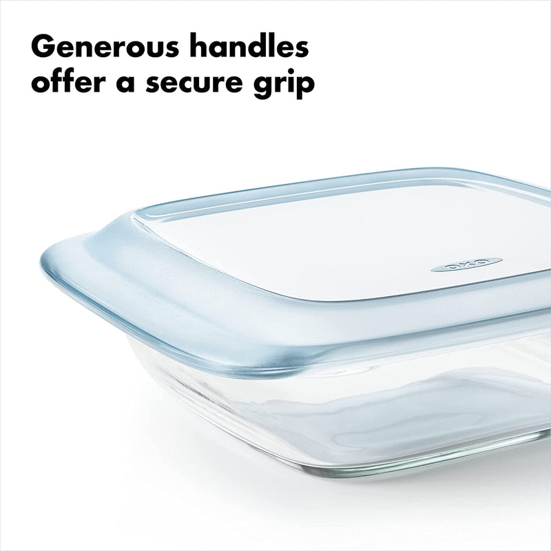 OXO Good Grips Glass 2 Qt Baking Dish with Lid Home & Garden > Kitchen & Dining > Cookware & Bakeware OXO   