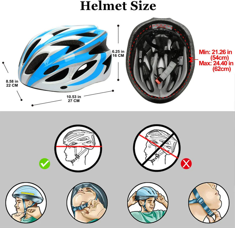 KAMUGO Adult Bike Bicycle Helmets for Women Men, Safety Breathable Lightweight Cycling Helmet with Detachable Visor for Multi-Sports Sporting Goods > Outdoor Recreation > Cycling > Cycling Apparel & Accessories > Bicycle Helmets KAMUGO   