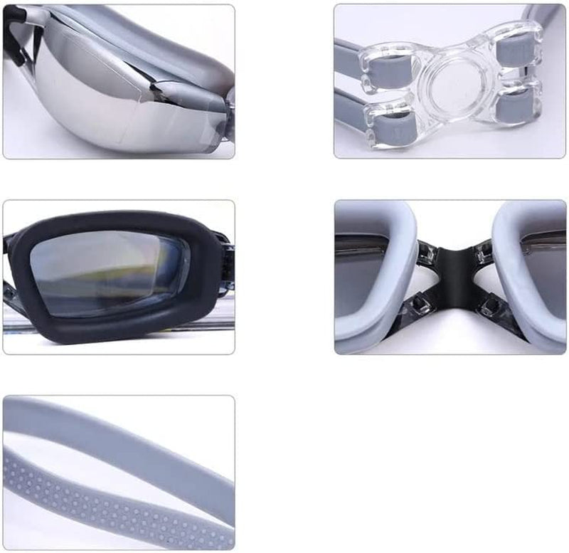 BIENKA N/A Swim Diving Goggles Adjustable Electroplating UV Waterproof Antifog Swimwear Eyewear Goggles Sporting Goods > Outdoor Recreation > Cycling > Cycling Apparel & Accessories BIENKA   