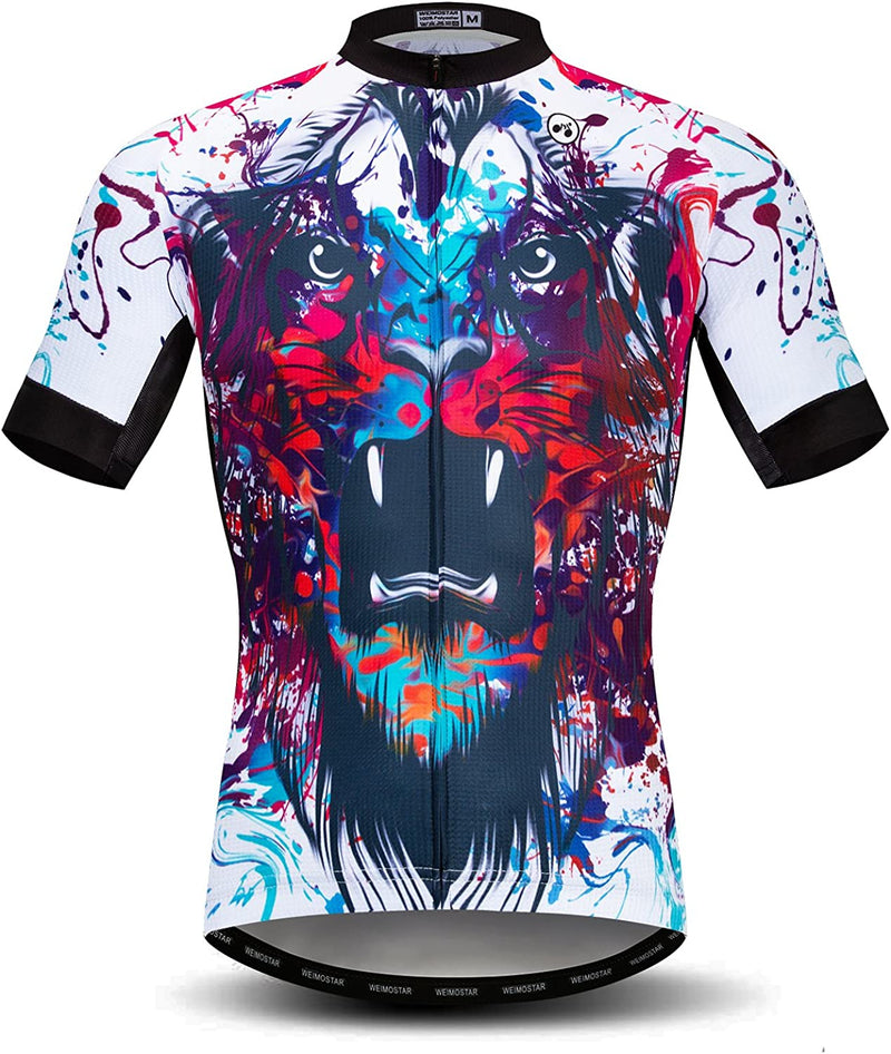 JPOJPO Men'S Cycling Jersey Bicycle Short Sleeved Bicycle Jacket with Pockets Sporting Goods > Outdoor Recreation > Cycling > Cycling Apparel & Accessories JPOJPO 6