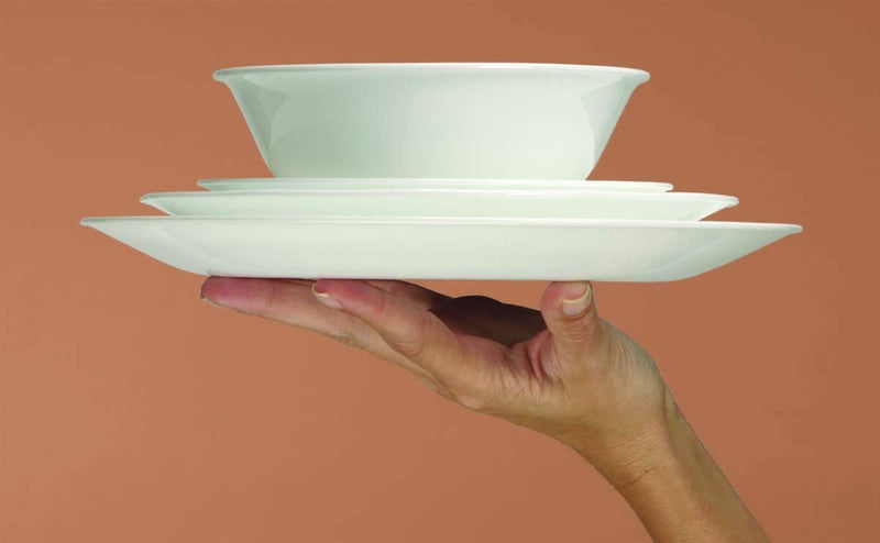 Corelle Embossed Bella Faenza 16-Pc Dinnerware Set, White Home & Garden > Kitchen & Dining > Tableware > Dinnerware Corelle   