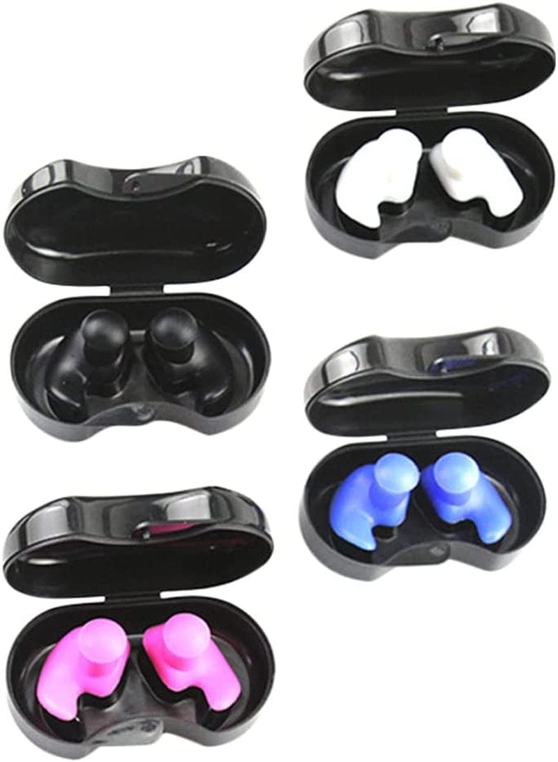 Abaodam 4 Pairs Reusable Swimming Ear Plugs Waterproof Silicone Swimming Ear Plugs for Adult Kids Sporting Goods > Outdoor Recreation > Boating & Water Sports > Swimming Abaodam   