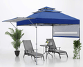 ABCCANOPY 10x17 Pop up Gazebo Canopy 3-Tier Instant Canopy with Adjustable Dual Half Awnings, Deep Gray Home & Garden > Lawn & Garden > Outdoor Living > Outdoor Structures > Canopies & Gazebos ABCCANOPY navy blue 10x17 