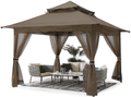 ABCCANOPY 13'x13' Gazebo Tent Outdoor Pop up Gazebo Canopy Shelter with Mosquito Netting (Brown) Home & Garden > Lawn & Garden > Outdoor Living > Outdoor Structures > Canopies & Gazebos ABCCANOPY brown  