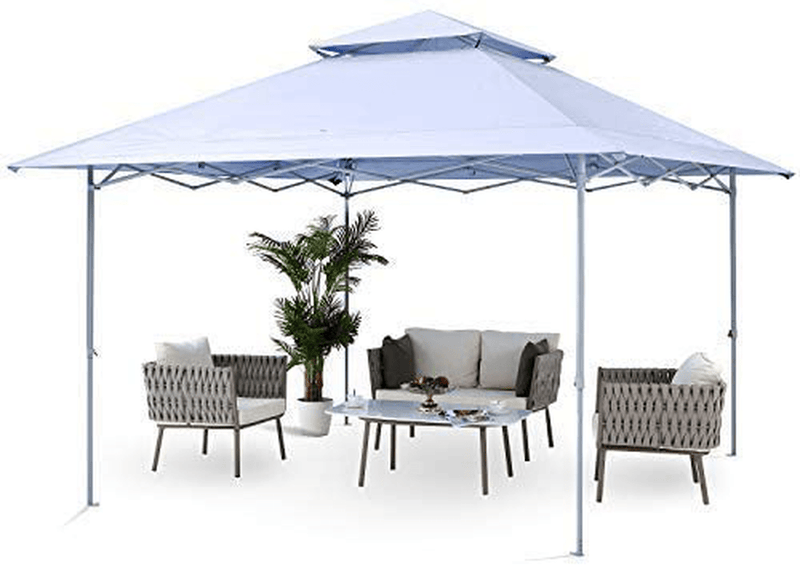 ABCCANOPY 13x13 Canopy Tent Instant Shelter Pop Up Canopy 169 sq.ft Outdoor Sun Shade, Beige