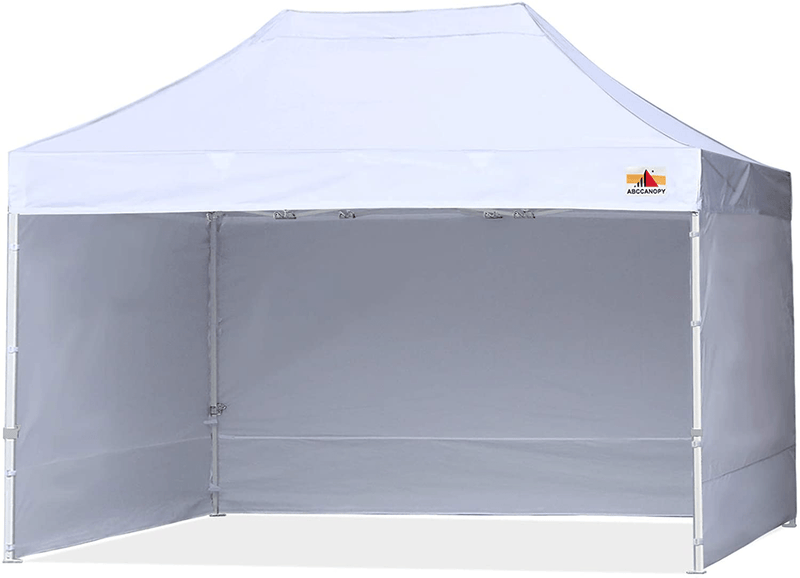 ABCCANOPY Ez Pop Up Canopy Tent with Sidewalls 10x10 Commercial -Series Home & Garden > Lawn & Garden > Outdoor Living > Outdoor Structures > Canopies & Gazebos ABCCANOPY White 10X15 