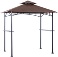 ABCCANOPY Grill Shelter Replacement Canopy Roof ONLY FIT for Gazebo Model L-GZ238PST-11 (Brown) Home & Garden > Lawn & Garden > Outdoor Living > Outdoor Structures > Canopies & Gazebos ABCCANOPY brown  