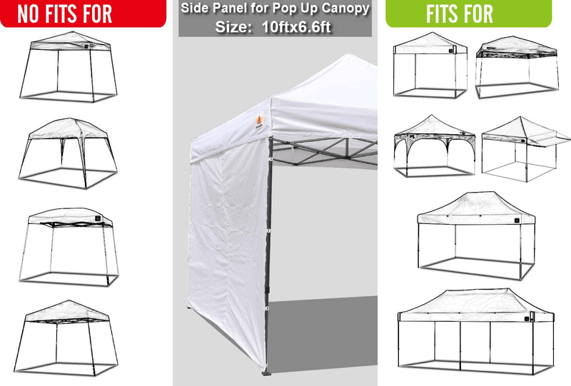 ABCCANOPY Instant Canopy SunWall 10x10 FT, 1 Pack Sidewall Only, White Home & Garden > Lawn & Garden > Outdoor Living > Outdoor Structures > Canopies & Gazebos ABCCANOPY   