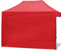 ABCCANOPY Instant Canopy SunWall 10x10 FT, 1 Pack Sidewall Only, White Home & Garden > Lawn & Garden > Outdoor Living > Outdoor Structures > Canopies & Gazebos ABCCANOPY Red 10X15 