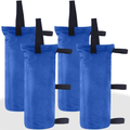 ABCCANOPY Sand Bags Canopy Tent Weights,4 Pack (Black) Home & Garden > Lawn & Garden > Outdoor Living > Outdoor Structures > Canopies & Gazebos ABCCANOPY Blue 9"x21" 