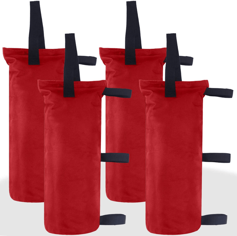 ABCCANOPY Sand Bags Canopy Tent Weights,4 Pack (Black) Home & Garden > Lawn & Garden > Outdoor Living > Outdoor Structures > Canopies & Gazebos ABCCANOPY red 9"x18" 