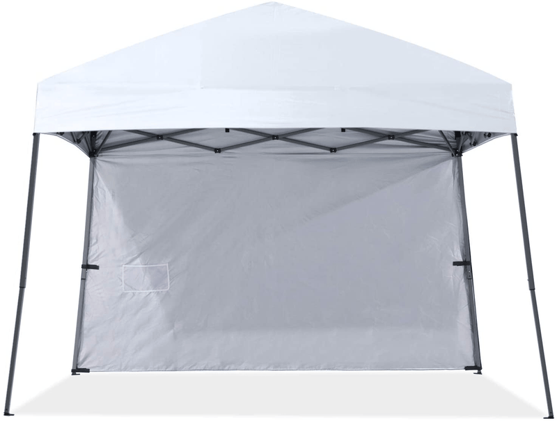 ABCCANOPY Stable Pop up Outdoor Canopy Tent with 1 Sun Wall, Bonus Backpack Bag,Sky Blue Home & Garden > Lawn & Garden > Outdoor Living > Outdoor Structures > Canopies & Gazebos ABCCANOPY White 10x10 