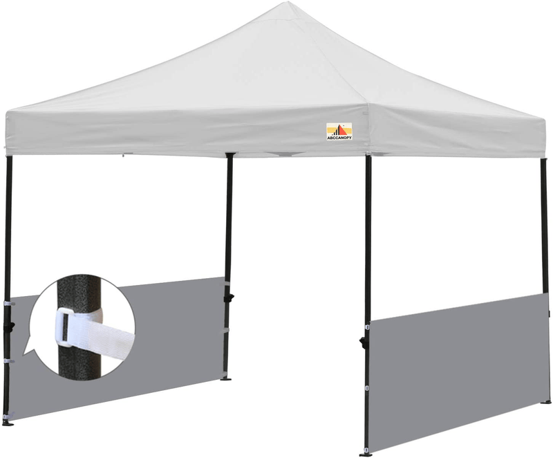 ABCCANOPY Sunwall Accessory, Two Half Walls for 10'x10', 10'x15', 10'x20' Pop Up Party Canopy（2 Half Walls Only. Canopy Purchased Separately） (White)
