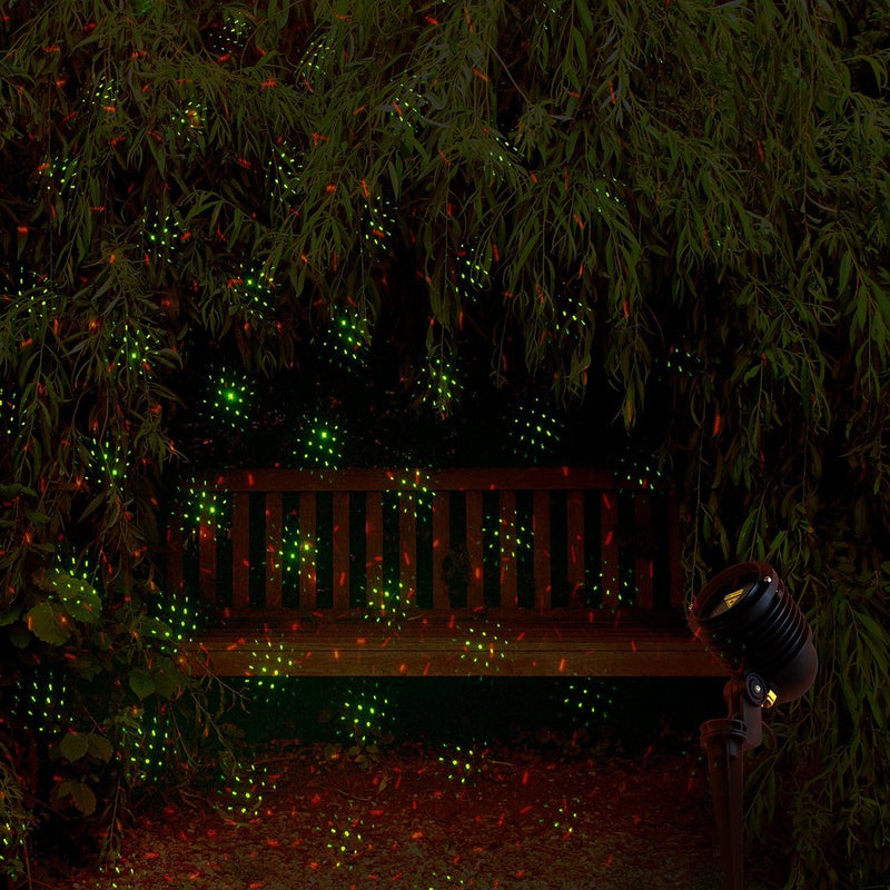 Gardenhome Hg3101 Waterproof Laser Red and Green Star Projector Indoor Outdoor Mood Light for Valentine'S Day, Hg3101, Black Home & Garden > Decor > Seasonal & Holiday Decorations Aspectek   
