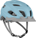 Retrospec Lennon Bike Helmet with LED Safety Light Adjustable Dial & Removable Visor - Adjustable Bicycle Helmet for Adult Men & Women Sporting Goods > Outdoor Recreation > Cycling > Cycling Apparel & Accessories > Bicycle Helmets Retrospec Matte Pastel Blue  