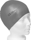 Swim Research Durable Solid Latex Swim Cap Sporting Goods > Outdoor Recreation > Boating & Water Sports > Swimming > Swim Caps Swim Research Silver-3PK  