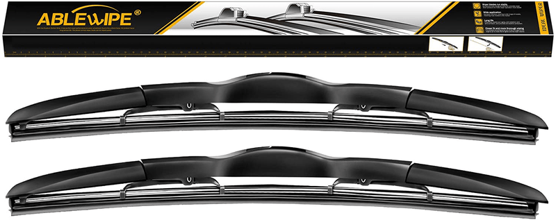 ABLEWIPE Windshield Hybrid Wiper Blades 26" + 16" Car Front Window Windshield Wiper Blades U/J Hook Model 18A24 (Set of 2) … Vehicles & Parts > Vehicle Parts & Accessories > Motor Vehicle Parts ABLEWIPE Default Title  