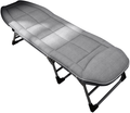 ABORON Folding Camping Cots for Adults, Folding Camping Cots Portable, Heavy Duty Sleeping Cots W/Mattress & Carrying Bag (75" L X 28" W + 75" L X 28" W, Kimono Gray Cot & Pearl Cotton Pads) Sporting Goods > Outdoor Recreation > Camping & Hiking > Camp Furniture ABORON Morning Mist 79"L x 25" W 