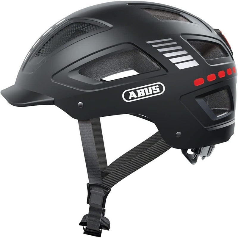 ABUS Bike-Helmets Hyban 2.0 LED Sporting Goods > Outdoor Recreation > Cycling > Cycling Apparel & Accessories > Bicycle Helmets Abus Signal Black X-Large 
