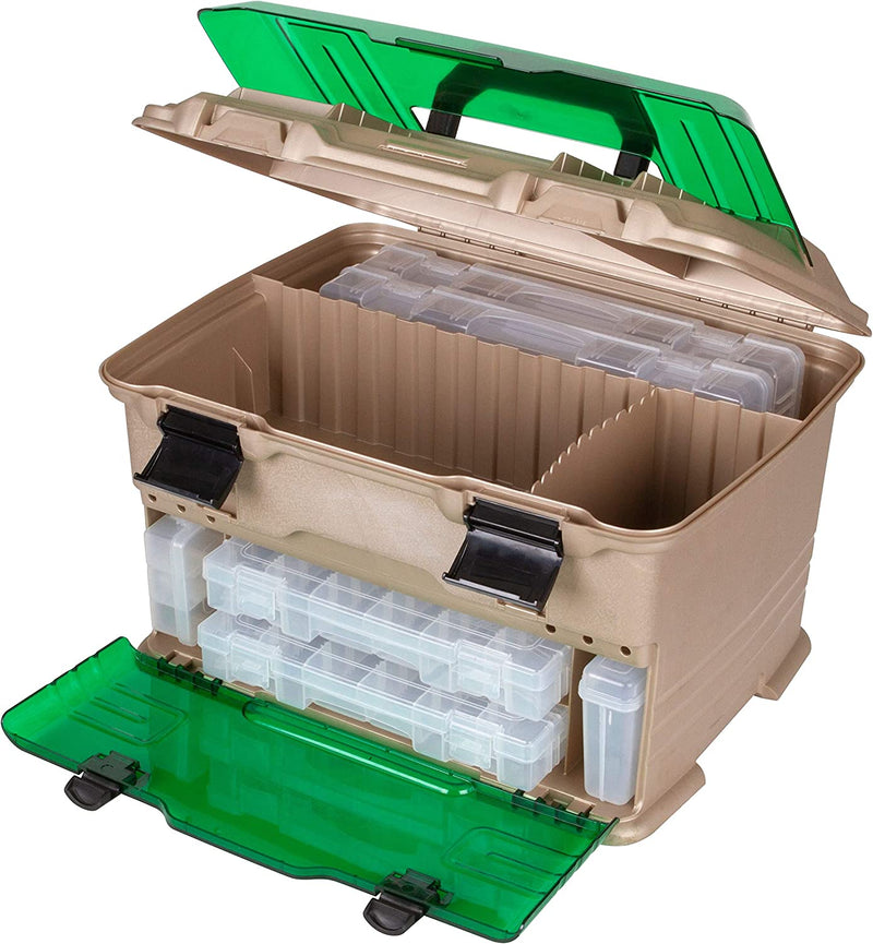 Flambeau Outdoors T5 Multiloader Tackle Box, Fishing Organizer with Tuff Tainer Boxes Included, Green/Gold Sporting Goods > Outdoor Recreation > Fishing > Fishing Tackle Flambeau Outdoors   